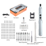 Cordless Electrical Screwdriver parafusadeira Tools 3.6V Rechargeable Multifucntion Power Drill With 12pcs-88pcs Bits Kits Set