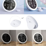 For Tuya Wifi Smart Weather Station with Clock Temperature &amp; Humidity Meter Large Color Screen Weather Clock Temp Humidity Gauge