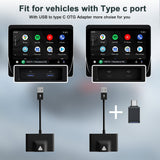 Wireless CarPlay Adapter for IOS for Android Wireless Carplay Dongle WiFi 2.4GHz/5GHz Auto Car Adapter Online Update CarPlay