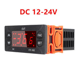 Digital Temperature Controller ETC-902 220V Mini Refrigerator Thermostat Regulator Thermoregulator Thermocouple NTC Dual Sensor