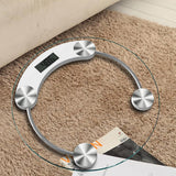 LED Digital Body Scale High Accuracy Weight Scale For Body Weight Health keep Bathroom Scale Round Transparent Scale