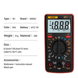 1Pcs ZT Digital Multimeters Portable AC/DC Ammeter Voltmeter Ohm LCD Display Backlight Multimeter Diode and Continuity Test
