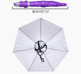 3 years warranty New Foldable Head Umbrella Hat Cap Golf Outdoor Sun Headwear Fishing Camping hiking Fishing Cap