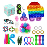 Push Bubble Fidget Toy Simpl Dimmer Stress Relief Anxiety Handheld Fidget Toys For Kids And Adults Autism Antistress Toys