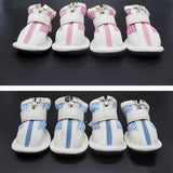 Dog Shoes Pet Puppy Teddy Mesh Zipper Sneakers Breathable Magic Tape Closure Cat Dog Shoes Dog Supplies 2021