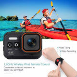 New Ultra Action Camera 4K With Remote Control Screen Waterproof Sport DV Helmet Outdoor Mini WiFi Video Mini Camera