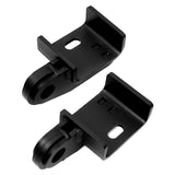 2Pcs Auto Front Tow Hook Shackle Bracket for Replacement Black