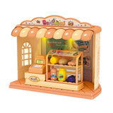 Kids Playset Simulation Dessert Store with Motorcycle Cashier Services Dining Sets  Early Educational Toys for Girls Boys