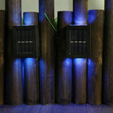 2pcs/lot LED Solar Lights For Outdoor Smart Waterproof Wall Lamp Powered Sunlight For Garden Decoration Wireless Street Lights
