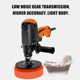 220V 980W Polishing Machine Six Gears Adjustable Speed Electric Car Polisher Waxing Machine Automobile Furniture Polishing Tool