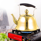 Whistling Kettle Infuser Loose Leaf Stainless Steel Teapot Rose Gold Tea Stove Induction Stove Copper 2-Liter 2.1-Quart
