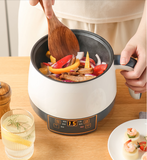 220V 1.7L Electric Multi Cooker Non-stick Inner Frying Pot Household Electric Rice Cooker Hot Pot With Steamer