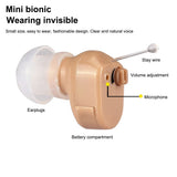 2021 New Hearing Aids Mini Headphones Ear Hearing Device For The Elderly & Adult Inner Ear Invisible Adjustable Sounds Amplifier
