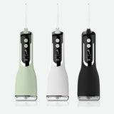 Waterproof Portable Oral Irrigator Water Flosser USB Rechargeable 4 Nozzles Water Jet Water Tank travel Dental Teeth Cleaner
