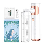 Portable Pressure Nano Spray Face Steamer Faciail Cleaner Nano Facial Water Oxygen Injection Instrument Airbrush Skin Care Tools