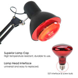 Floor Stand Massage Heating Therapy Light Infrared Heat Physiotherapy Lamp Pain Relief Health Care Electric Infrared Light Black