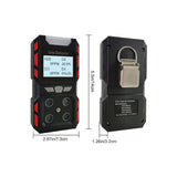 4 Gas Monitor Multi Gas Detector Sound Light Shock 4 Gas Meter Tester Analyzer Rechargeable Portable Gas Detector