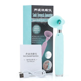 2In 1 Eye Massager Sonic Eyewash Apparatus Anti Aging Remove Dark Circles Relief Fatigue Tool Eye Beauty Stick Eye Moisturiz