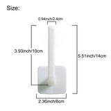 2/4/6/8 Pcs Punch-Free Strong Adhesive Paper Towel Holder Plastic Wall Mount Spool Paper Holder for kitchen Cabinet