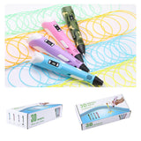 Original DIY 3D PenSafe and environmentally friendly 3D Pen With 1.75mm PLA Filament Creative Toy Birthday Gift Souptoys