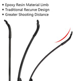 Archery 45/50lbs Recurve Traditional Hunting 12pcs Mixed Carbon Arrow Metal Handle Bow Practise Tool Jungle Fishing Shooting Bow