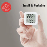 Indoor Hygrometer Thermometer Humidity Gauge Monitor with Temperature -10℃-70℃ (14℉-158℉) and Humidity 10%RH-99%RH Sensor