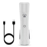 Dog Nail Grinder Pet Nail Clipper USB Electric Painless Cats Dogs Paws Grooming Trimmer With LED Light 3-Speed Low Noise