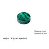 Malachite Electric Acoustic Guitar Fingerboard Fretboard Dots 6.3mm - Green