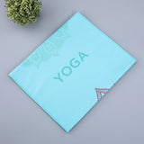 30*100cm Cooling Sports Towels Yoga Mat Cover Towels Non-slip Gym Fitness Printed Microfiber Travel Quick-drying Cushion Pilates