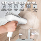 Foldable Garment Steamer for Clothes Portable Handheld Iron Garment Fabric Wrinkle Remover with Detachable European Plug