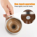 Portable Self Stirring Coffee Mixer Cup Electric Shaker Milk Juice Blender Machine Self Mixing Coffee Mug for Home Kitchen 400ML