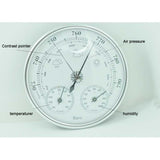 Hygrometer Thermometer High Accuracy Mini Barometer Pressure Gauge Multifunctional Tester 3 In 1 Hanging Wall Mounted Vintage