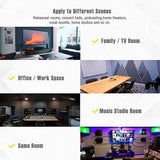 12 Pack Acoustic Panels,Sound Proof Padding,Sound Absorbing Panels,for Wall Decor,Sound Insulation &amp; Acoustic Treatment