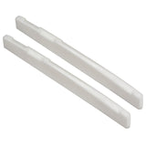 8 Sets of 16Pcs 6 String Acoustic Guitar Bone Bridge Saddle and Nut Made of Real Bone