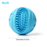 Pet Dog Cat Chew Toy Ball Puppy Teething Toys Interactive Balls Bite Resistant Tooth Cleaning Squeak Toy Vocal Chewing Rubber