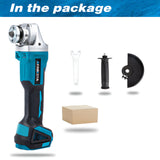 1/2 Brushless Cordless Impact Wrench  Angle Grinder Combination Compatible With 1830, 1840... For Household Diy Without Battery