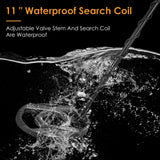 Metal Detector Underground Gold Detector Metal Length Adjustable Treasure Hunter Seeker Portable Hunter Detector Waterproof Coil