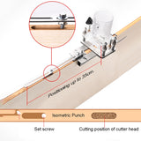 Trimming Machine  Connector Slotter Wardrobe Invisible Fastener Hinge Hole Opener Mold Trimmer Woodworking Tools Kit  2 IN 1