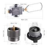 Gas Stove Adapter Gas Saver Plus with Butane Adapter Gas Adapter Camping Stove Refill Adapter Camping Cookware Equipment