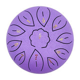 tongue Drum 6 Inch 11 Tone Steel Tongue Drum Set Hand Pan Drum Pad Tank Sticks Carrying Bag Percussion Instruments Accessories