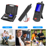 2022.All In One Air Quality Monitor Indoor Formaldehyde CO2 Detector Pollution Meter Sensor Temperature Humidity Tester Gas