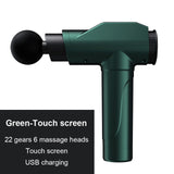 Muscle Massage Gun for Athletes Percussion Massager Body Relaxation Pain Relief Handheld Deep Tissue Massage Gun LCD Display