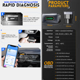 FNIRSI FD10 Scanner Car Fault Diagnosis Tool Code Reader OBD2 bluetooth 5.1 For IOS Android Check Engine Light Car Repair