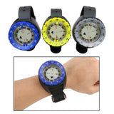 Scuba Diving Compass Depth Gauge Max 50m with Wrist Strap Waterproof