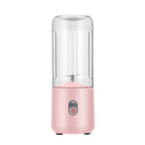 Double Knife Electric Juicer Portable Blender USB Mini Blender Cordless Press Juice Charging Manual Orange Juicer