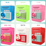 ATM Piggy Bank Automatic Money Rolling ATM Password Money Box Cash Coins Saving Box Creative Children Money Toy Christmas Gift