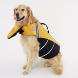 Dog Life Size Adjustable Dog Life Preserver Durable Life Vest Buoyant Lifesaver Size XS (Yellow)