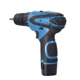 12V Electric Screwdriver 30NM Wireless Drill With Led Light Portable Battery Nail Drill Machine Garden Carpentry Power Tool Set