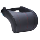 Universal Auto Car Neck Pillow Memory Foam Pu LeatherPillows Neck Rest Seat Headrest Cushion Pad