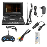 7.8 Inch TV Home Car DVD Player Portable HD VCD CD MP3 HD DVD Player USB SD Cards RCA Portable Cable Game 16:9 Rotate LCD Screen
